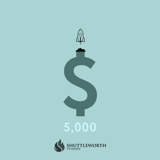 We received a grant from the ShuttleWorth Foundation!