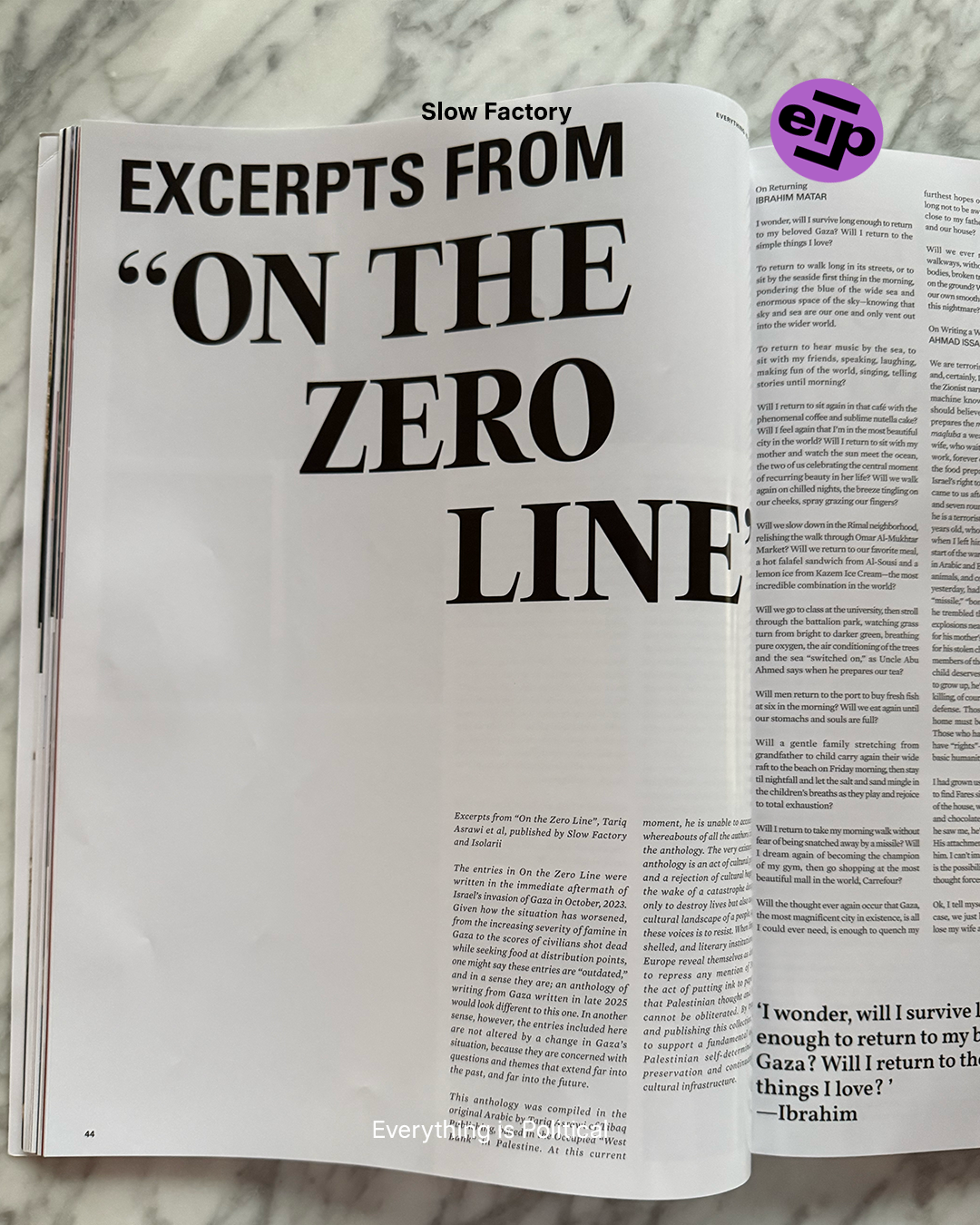 Everything is Political – Issue #10 – Anniversary Magazine