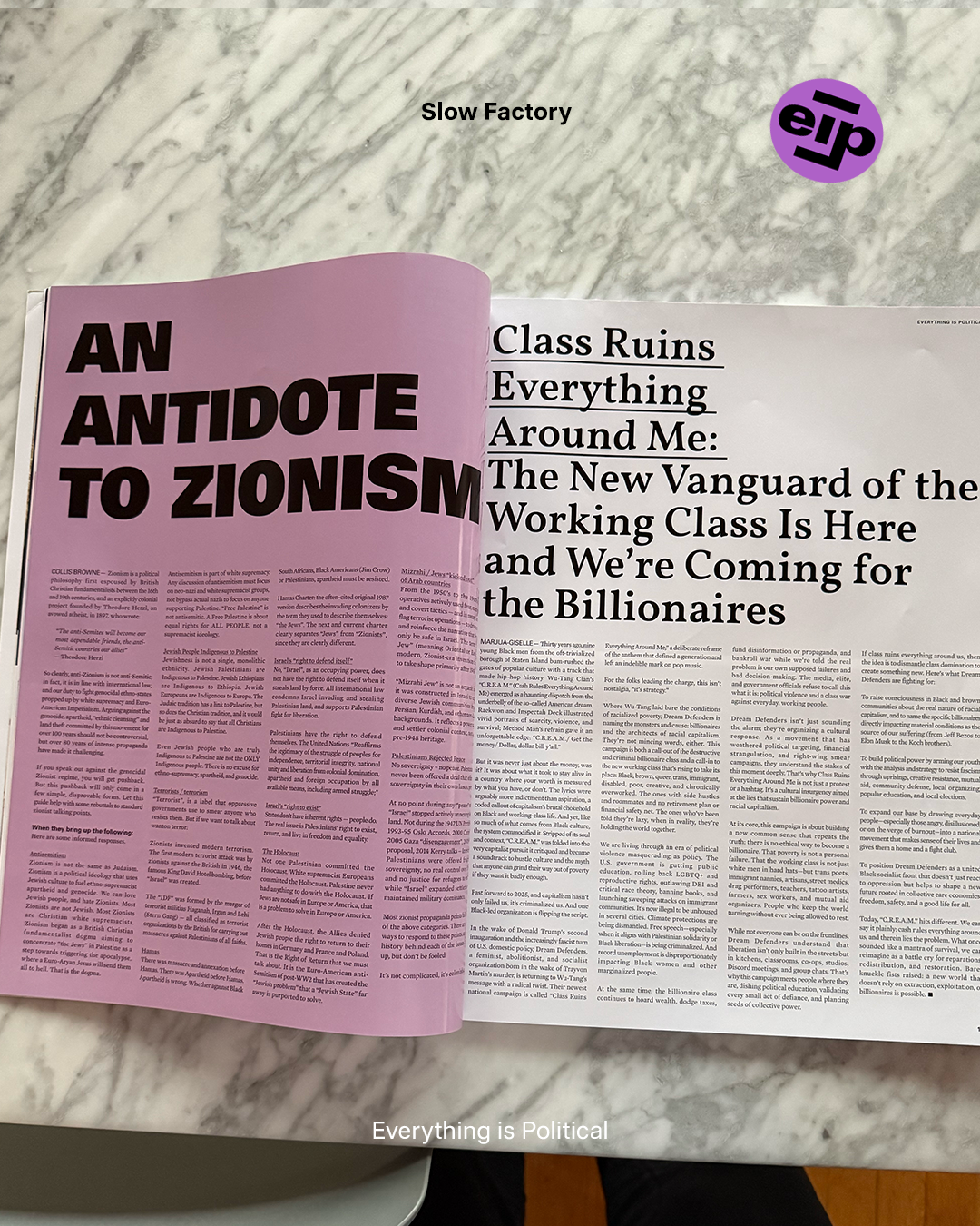 Everything is Political – Issue #10 – Anniversary Magazine