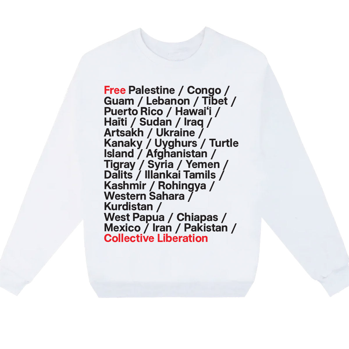 Freedom Crewneck - White