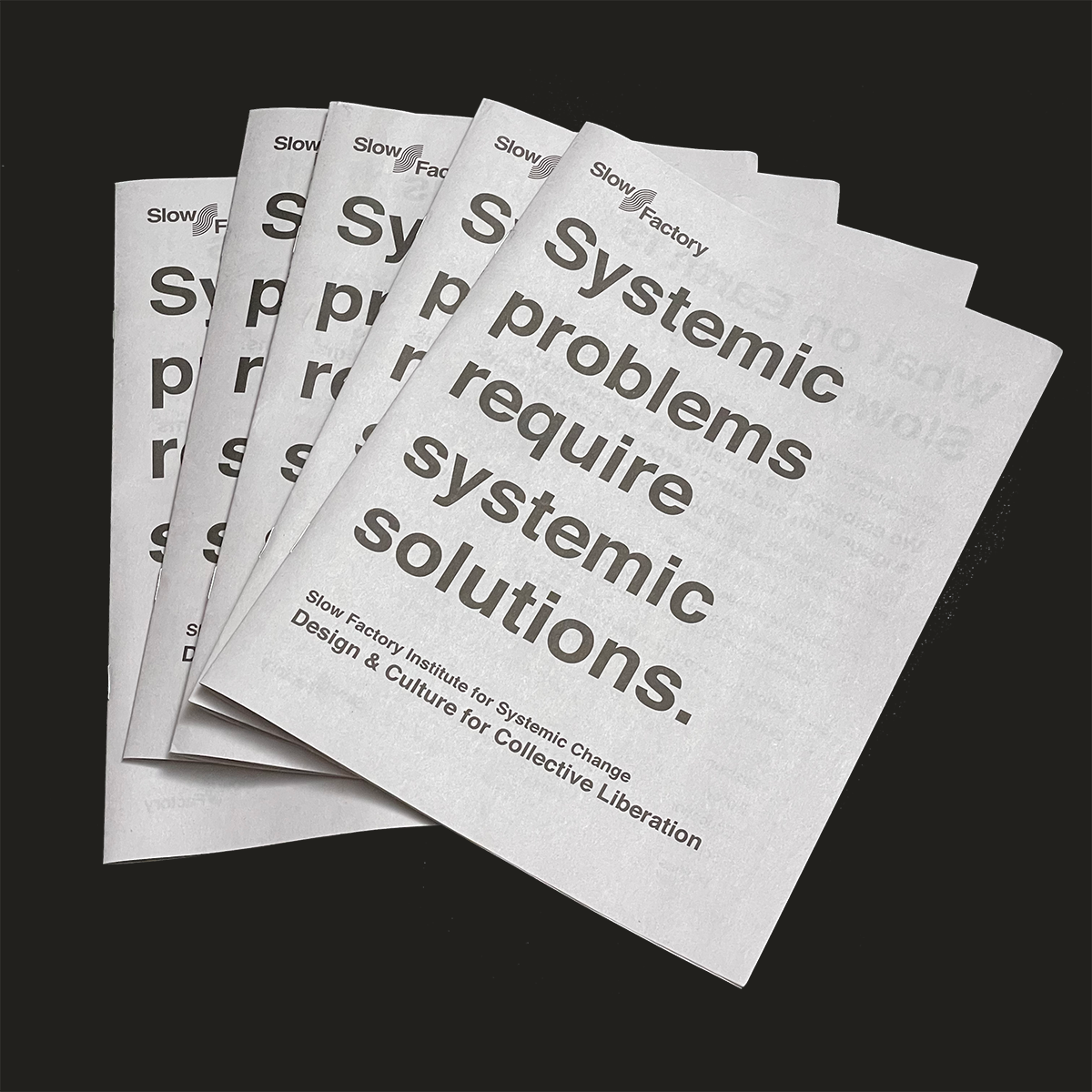 Slow Factory Institute for Systemic Change White Paper